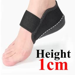 Height Increase Insole for Men Women Half Heel Protectors Heightening Shoes Sole Pad Shock Absorption Lift Heighten Foot Cushion