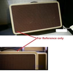 Vtg Oxblood Stripe Grill Cloth For Fender 57 Deluxe Cabinet 28"x 19"/ 73cmx50cm