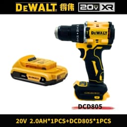 DEWALT DCD805 Brushless Compact Electric Screwdriver Hand Drill Impact Drill 20V Rechargeable Lithium Battery Charger