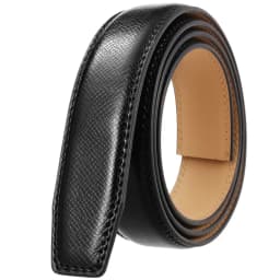 16 Styles 3.0cm 3.1cm Men's Genuine Leather Belts Automatic Buckle Belts Men No Buckle Belts High Quality Black Brown Waistband