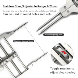 3-73mm Adjustable Lens Spanner Wrench Open Tool Lab Remover Disassemble Tool Lens Fixed Installation Tools Stainless Steels