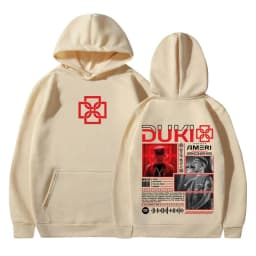 Rapper Duki Ameri World Tour 2025 Hoodies Men's Women Fleece Casual Oversized Sweatshirt Fashion Hip Hop Long Sleeve Pullovers