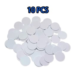 Hilo 10PCS NTAG215 Blank NFC Cards PVC Tags NFC215 13.56Mhz TagMo Waterproof RFID NFC Phone 504 bytes