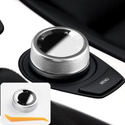 AIRSPEED for BMW E60 E61 E63 E64 E66 Car IDrive Multimedia Button Knob Cover Accessories E Chassis One-button Crystal
