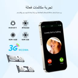 SERVO 16SE Ultra Mini Pocket Smartphone 16GB ROM 3G WCDMA Android 9.0 WiFi Dual SIM Face Unlock Play Store 3.0" Screen Cellphone