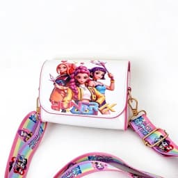 Cute Cartoon Print Crossbody Wallet Small Storage Bag for Kindergarten Students Birthday Gift