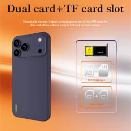 SURGAZE New mini i17 Pro Max Smartphone 5.3Inch 3200mAh Battery 8GB+128GB 5G phone Network Global Version Mobile Phone Arrival