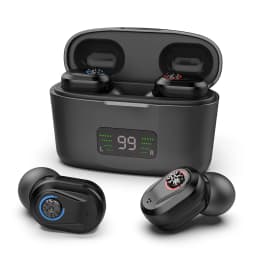 Wireless Mini Noise-cancelling Hearing Aid for Seniors, HD Digital Display, With Large-capacity Battery Charging Box