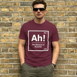 Project Hail Mary T-Shirt Summer AH! Element of Surprise Hippie T-Shirts Mens Pure Cotton O Neck Oversize Tees Short Sleeve