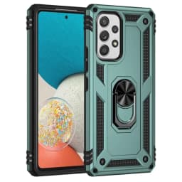 Shockproof Bumpers Armor Case For Samsung Galaxy S24 S23 S22 Ultra S21 S20 FE 5G S8 S9 S10 Plus Note 20 10 Metal Ring Cover