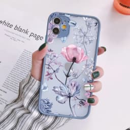Palm Tree Leaves Plant Flower Phone Case for iPhone X XR XS 17 15 11 12 13 14 Pro Max 16 15 14 Plus Back Shockproof Cover Funda