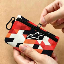 Alpinestars Logo Multifunctional Oxford Cloth Small Pouch With Hook Mini Coin Wallet Earbud Storage Bag