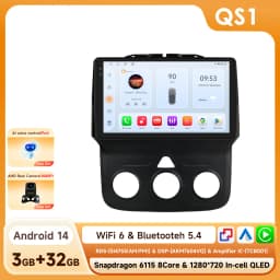 Hizpo 8Core 2Din Android 14 Car Radio For Dodge Ram 1500 2500 3500 2013-2018 AI Car Multimedia GPS 4G Carplay By Snapdragon 6115