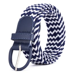 Women's Elastic and Elastic Woven Belt in One Outfit, Casual and Versatile Denim Belt for Men and Women