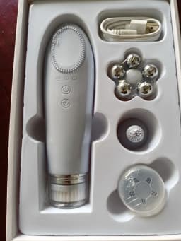 New Warm Feeling Cleanser Pore Blackhead Cleaner Electric Face Washing Instrument Home Facial Eye Hot Massager Beauty Tools