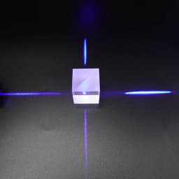 Beam splitting prism 5:5 Beamsplitter RatioTransflective K9 Cube Prism Optical Glass Prism20/30/40/50mm