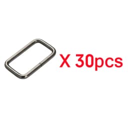 10-50pcs Rectangle Metal Buckles 13-38mm O Ring Webbing Belt Leather Rings Clasp Handbag Strap Clip Adjuster Hook Accessories