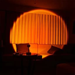 1pc LED Sunset Light, Sunset Light Projector Atmosphere Light, Bedroom LED Night Light Projector, Room Atmosphere Light Office