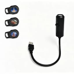 USB Halloween Projector Light, Interchangeable Slides LED Projection Lamp with Flexible Gooseneck for Halloween Home Party Wall