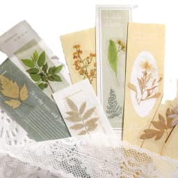 45Pcs Flower Language Series Boxed Pet Stickers Scrapbooking Ins Flora Label Diary Stationery Album Phone Journal Planner