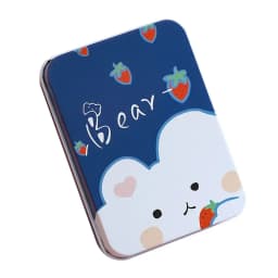 1 Pcs Cute Metal Box Candle Jars Aluminum Tin Jar for Balm Nail Cosmetic Jewelry Storage Container Refillable Bottles Tea Cans