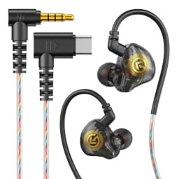 New 9D Super Bass In Ear Headphone Wire-Controlled With Mic 3.5MM AUX/Type-C Digital Chip Headset For iPhone 15 Android Samsung
