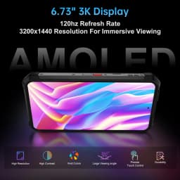 Unihertz Tank 4 Pro 8849 Rugged Phone 5G AI Built-in 720P Projector IP68/69 Dimensity 8300 512GB/1TB ROM 16GB/18GB RAM 3k AMOLED