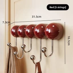 Wall Coat Rack Living Room Adsorption Type Hallstand No Need for Drilling Accessory Hat Racks Entrance Hall Furniture Coat Rack
