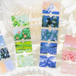 Journal GO 3x200cm Travel Notes Tape Stickers for Collage Junk Journal Scrapbooking Traveling Decor Masking Tape Decals