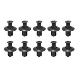 8mm Plastic Rivets Fasteners Screw Car Bumper Fender Black Rivet Car Fastener Clips for Toyota Focus Kia Nissan Yamaha