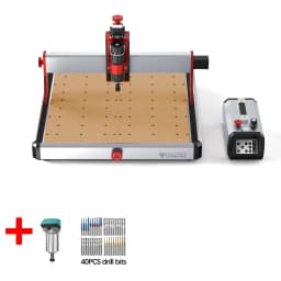 Twotrees TTC450 Ultra High Precision CNC Router 3-Axis/4-Axis Milling Cutting Machine 500W Spindle Carving Metal CNC Engraver
