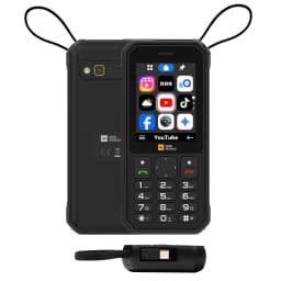 AGM M11 4G Rugged Phone IP68 Waterproof Feature Phone 4000mAh Emergency Charger Wi-Fi Hotspot Wired Reverse Charging for Outdoor