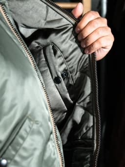 MA1 American Style Bomber Jacket Standard Fit Cotton Wool Nylon Thread Flight Jacket Casual Fashion Urban Youth Thickened