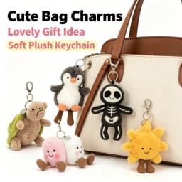 Fun Pendant Series Plush Toy Bag Keychain Doll Plushie Anime Plush