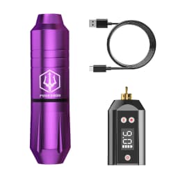 Tattoo Kit POSEIDON V5 Beautiful Tattoo Pen Kit For Permanent Makeup Tattoo Machine Kit Hot Tattoo Power Supply Tattoo Gun Kit