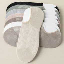 5 Pairs Women Summer Thin Invisible Socks Silicone Non-slip Mesh Breathable Boat Sock Low Cut No-show Female Slippers Socks
