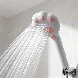 Cute Cat Paw High Pressure Filter Shower Head 3-Mode Adjustable Spray Rain Water Saving Faucet Showerheads for Bathroom Accessor