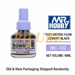 MR.HOBBY MC127 MC129 MC131 MC132 Liquid Plastic Cement Fast Dry Low Viscosity for Model Kit Assembly 40ML Precision Part Bonding