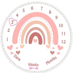 Ylsteed Flannel Month Milestone Blanket Baby First Year Calendar Monthly Growth Chart Shower Gift Newborn Photography Backdrop