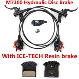 SHIMANO DEORE SLX XT MT200 M7100 M8100 Brake Mountain Bike Hydraulic Disc Brake MTB ICE-TECH Left & Right