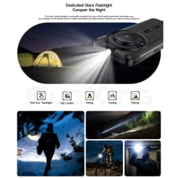 Ulefone RugKing Rugged Phone 8GB+128GB/256GB 5.99 inch Android 15 9600mAh 50MP Camera Unisoc T7255 NFC Global Version Smartphone