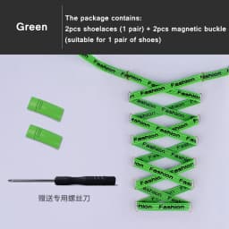 Magnetic Shoelaces Without ties Elastic No tie Shoe laces for Sneakers Lazy Shoelace Magnetic Lock One Size Fits All Kids Adult