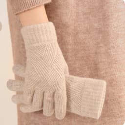 Touch Screen Cashmere Gloves for Women Men Winter Warm Thermal Knitted Double-Layer Thickened Windproof Cold-proof Woolen Gloves