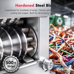 Manual & Drill Driven Wire Stripping Machine, Portable Copper Wire Stripper Tool for 3-17mm Scrap Cable Recycling