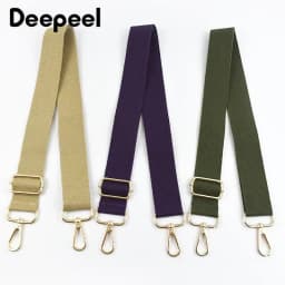 Deepeel 38mm Canvas Webbing Adjustable Bag Strap 80-140cm Handbag Shoulder Straps with Buckle Crossbody Bags Replace Accessories