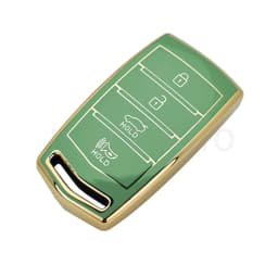 For HYUNDAI 2020 Genesis G70 G80 EQ900 G90 4 Bottons TPU Car Smart Key Case Cover Auto Key Fob Shell Protector Accessories