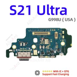 AiinAnt Dock USB Charger Board Connector Charging Port Flex Cable For Samsung Galaxy S21 Ultra Plus FE S21+ G998B G996U G991B