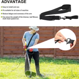 Adjustable Lawn Mower Backpack Straps Nylon Padded Belt Shoulder Strap Harness For Brush Cutter Trimmer Brush Cutter Accessories