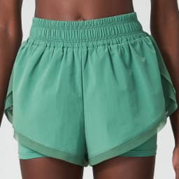 Women Summer Running Shorts Solid Color 2 In 1 Gym Yoga Short Breathable Quick Dry Short Sportswear Female Workout Clothes