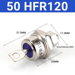 85A/40A/25A 1200V Positive Cathode/Negative Anode Stud Mount Diode Rectifier Diode Accessories Electrical Appliances Testing